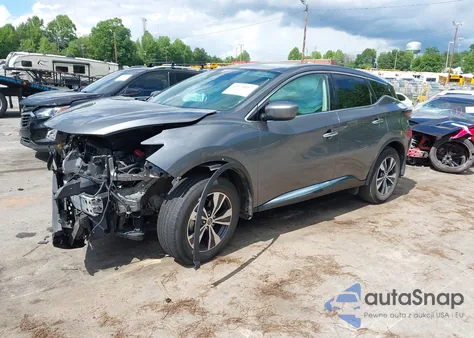 2021 Nissan Murano S Intelligent Awd из США, поврежденный, VIN 5N1AZ2AS5MC124058